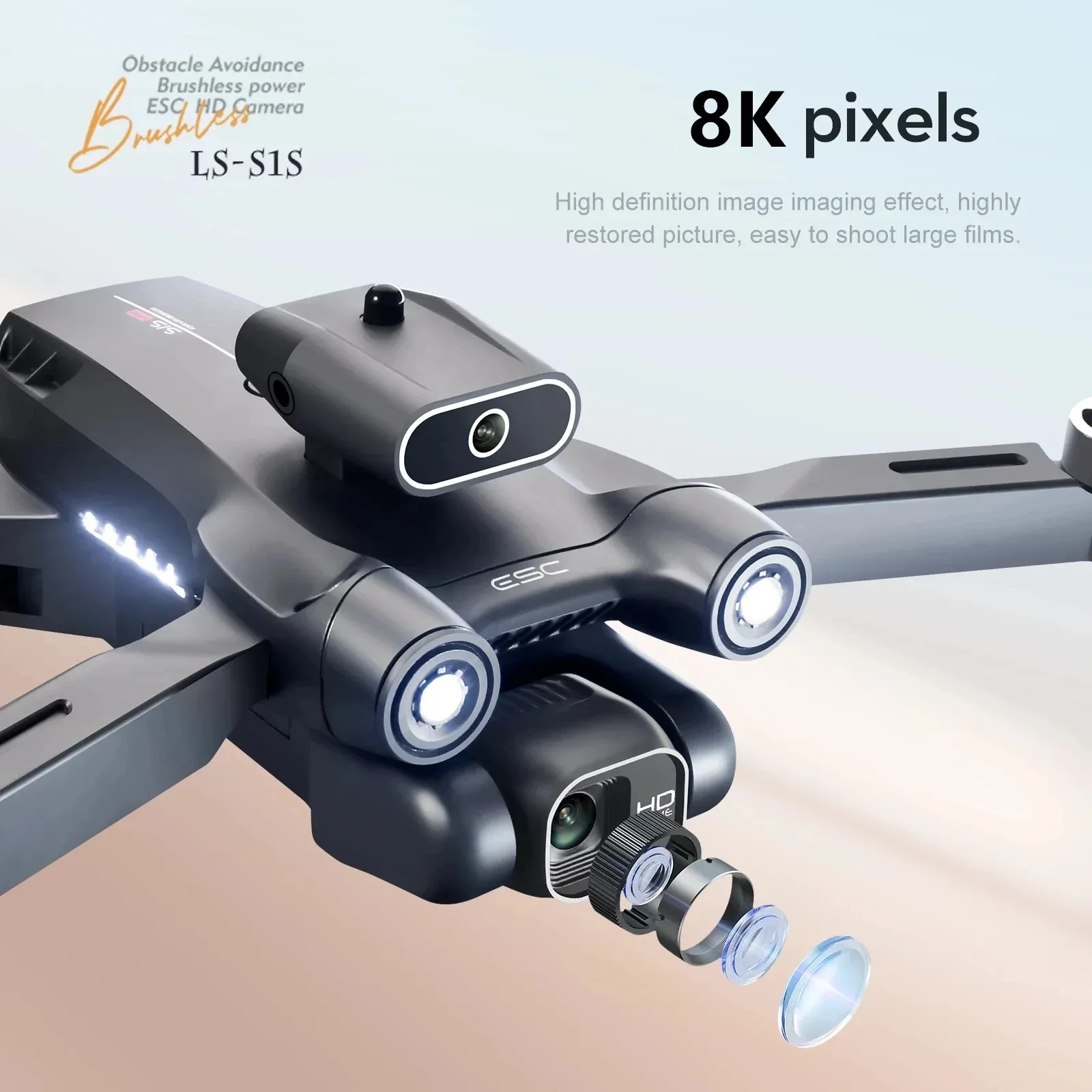 New S1S 5G GPS Drone Camera 8K - Drone Cinematic 评论和价格