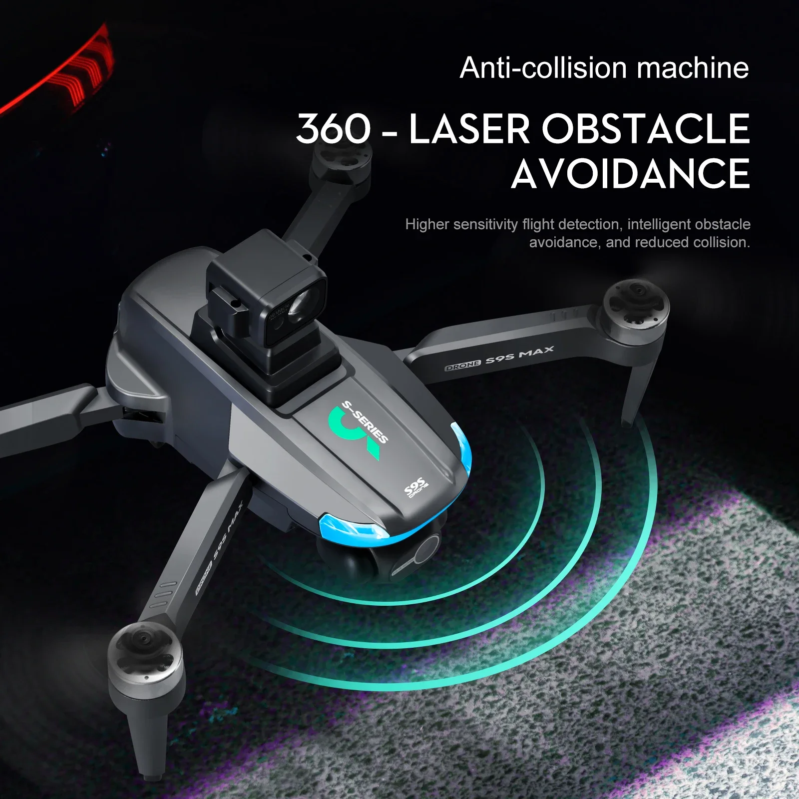 NEW S9S MAX MINI Drone 4K 2-Ax - Drone Cinematic 评论和价格