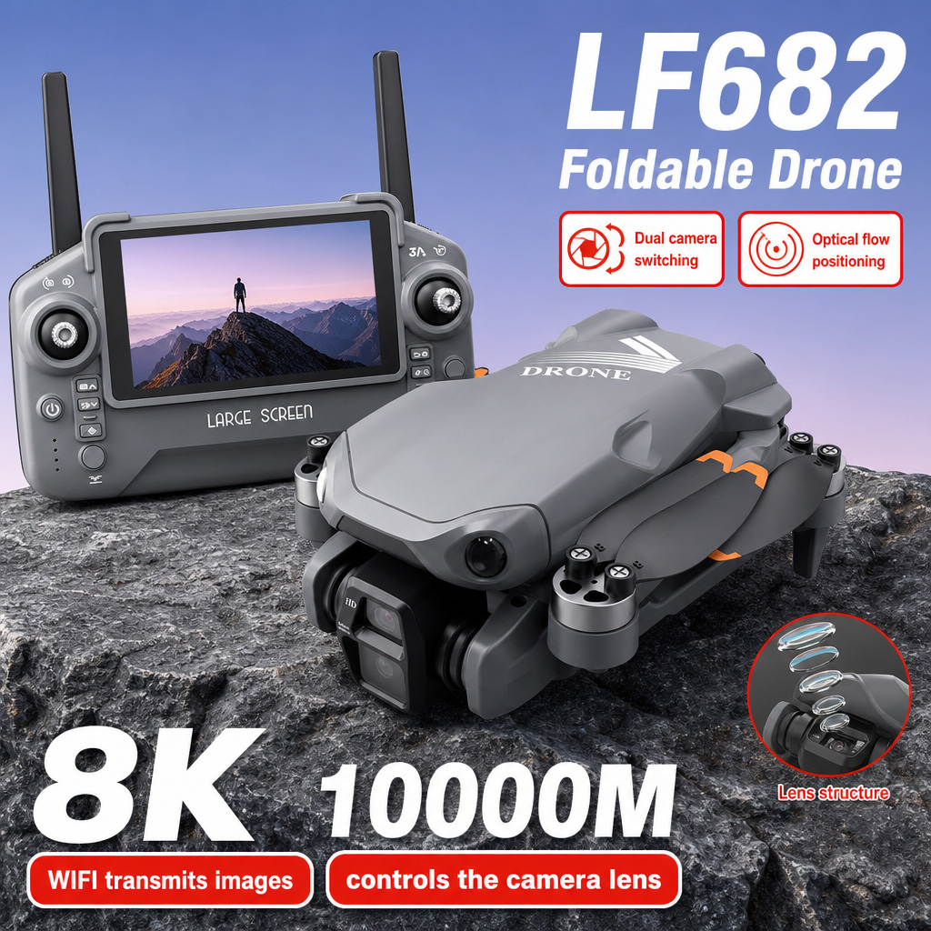 Aerial Photo LF682 Drone 8K HD - Drone Cinematic 评论和价格