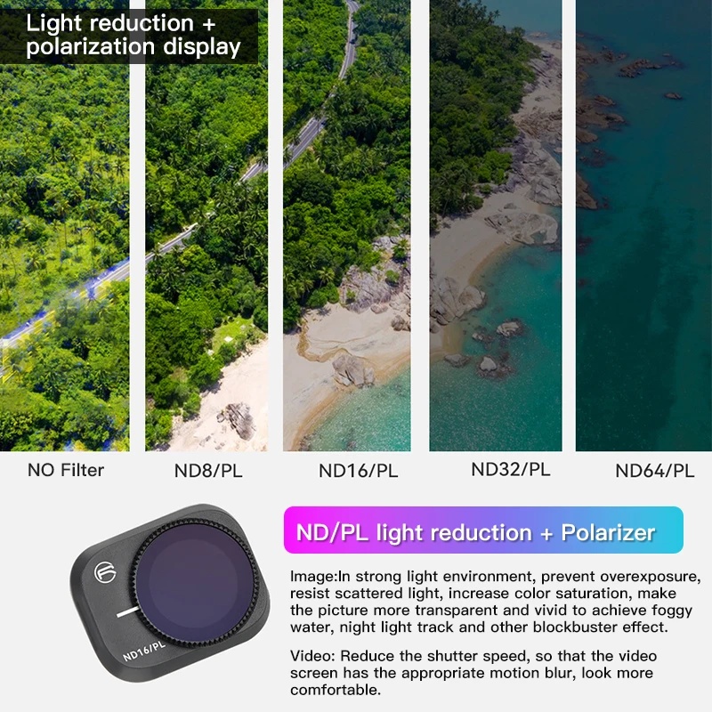 RCSTQ For DJI Mini 3 Pro Filte - Drone Video Production 评论和价格