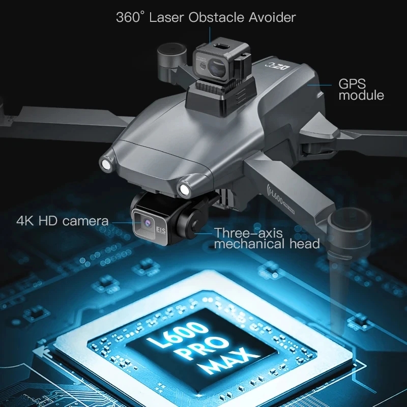 L600 PRO MAX GPS Drone Profess - Drone Cinematic 评论和价格